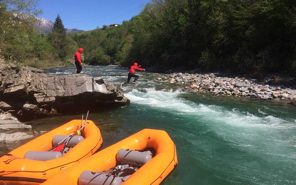 Rafting sul fiume Brembo - BergamoXP
