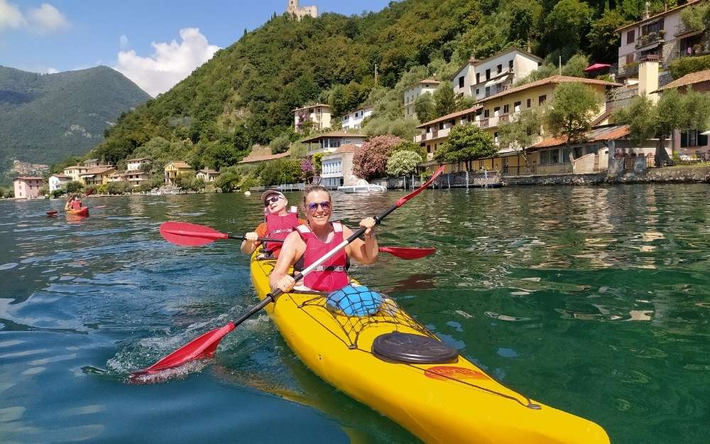 Kayak trip to Monte Isola - BergamoXP