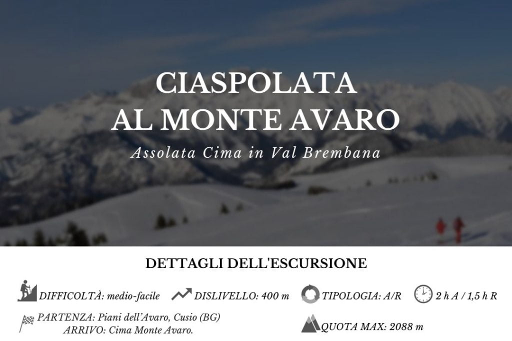Ciaspolata al Monte Avaro - BergamoXP