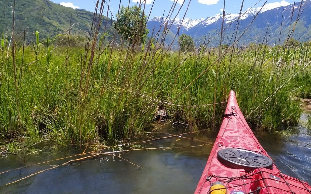 Kayak sul lago di Mezzola - BergamoXP