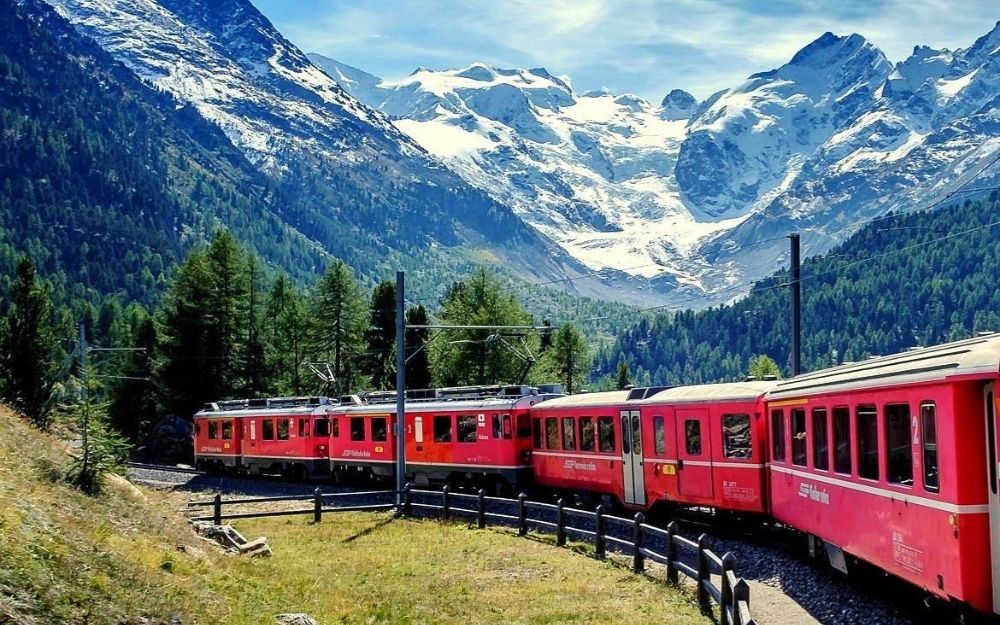 Il treno rosso del Bernina
